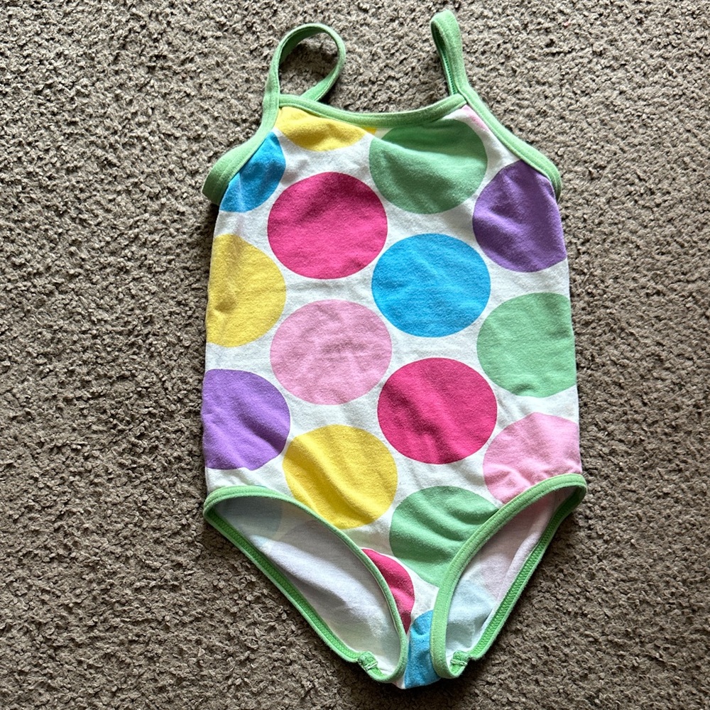Mini Boden Green Trim Kids body suit